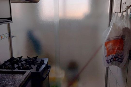 Cozinha de apartamento à venda com 2 quartos, 50m² em Recanto Quarto Centenario, Jundiaí