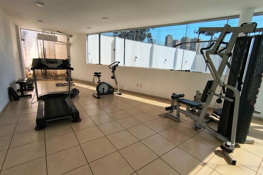 Área externa de apartamento para alugar com 1 quarto, 45m² em Subsetor Sul - 7 (S-7), Ribeirão Preto