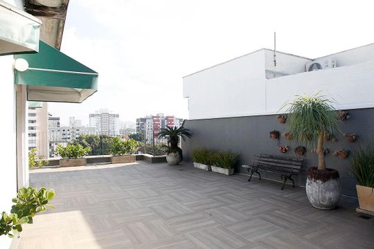 Área Comum - Terraço de apartamento à venda com 1 quarto, 42m² em Rio Branco, Porto Alegre