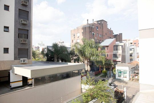 Sala Vista de apartamento à venda com 1 quarto, 42m² em Rio Branco, Porto Alegre