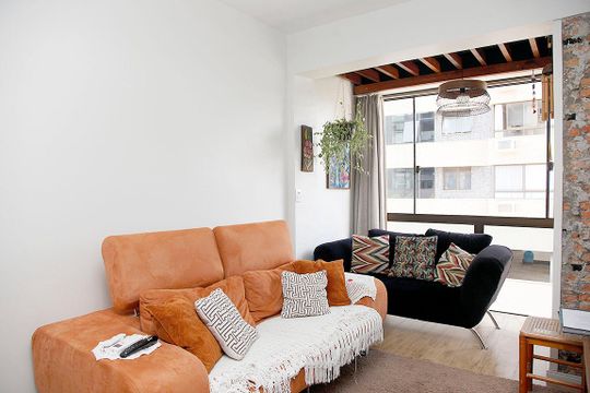 Sala de apartamento à venda com 1 quarto, 42m² em Rio Branco, Porto Alegre