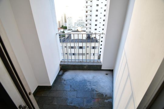 Varanda do quarto de apartamento para alugar com 1 quarto, 45m² em Vila Itapura, Campinas