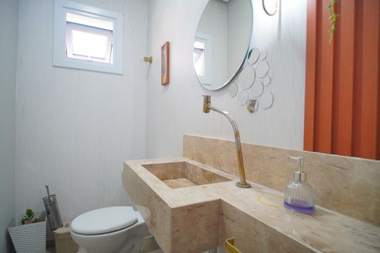 lavabo de casa para alugar com 3 quartos, 100m² em Arroio da Manteiga, São Leopoldo