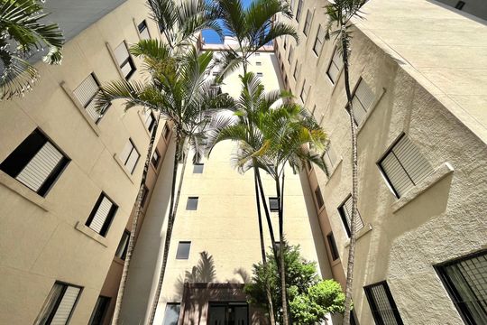 Fachada do bloco de apartamento à venda com 2 quartos, 57m² em Vila Santa Catarina, São Paulo