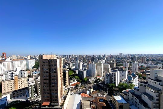 Vista da Suite de apartamento à venda com 1 quarto, 69m² em Santa Efigênia, Belo Horizonte