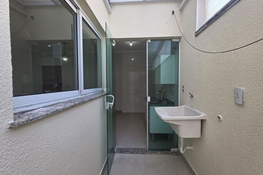 Área externa de apartamento para alugar com 3 quartos, 86m² em Vila Metalúrgica, Santo André