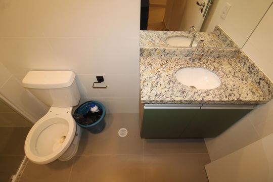 Banheiro de apartamento para alugar com 1 quarto, 31m² em Santana, São Paulo