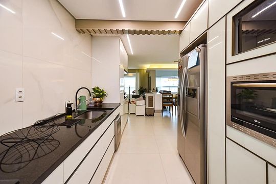 Cozinha de apartamento à venda com 4 quartos, 115m² em Ipiranga, Belo Horizonte