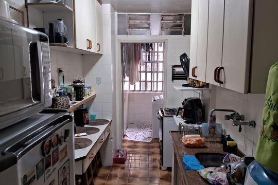 Cozinha de apartamento à venda com 2 quartos, 80m² em Botafogo, Rio de Janeiro