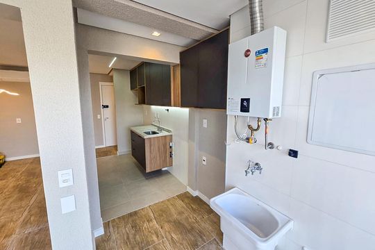 Área de Serviço de apartamento para alugar com 2 quartos, 61m² em Santo Amaro, São Paulo