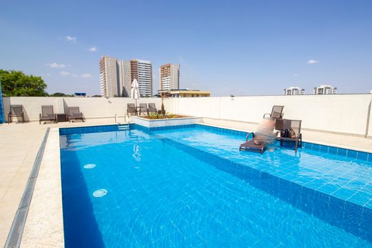 Área comum de apartamento para alugar com 2 quartos, 62m² em Q 3, Brasília