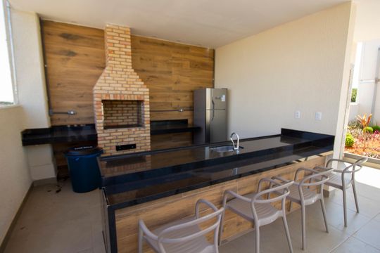 Área comum de apartamento para alugar com 2 quartos, 62m² em Q 3, Brasília