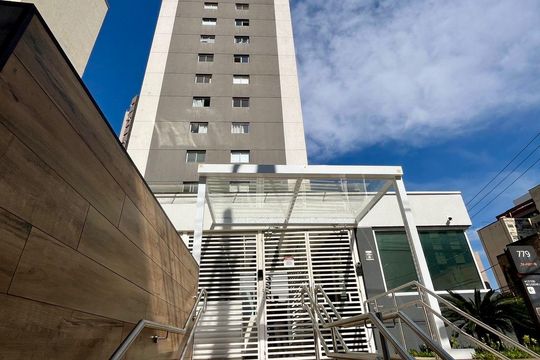 Fachada do Prédio de apartamento à venda com 1 quarto, 40m² em Centro, Campinas