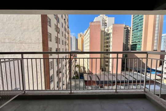 Vista da Sacada de apartamento à venda com 1 quarto, 40m² em Centro, Campinas