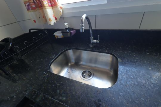 Cozinha - Pia de apartamento à venda com 2 quartos, 80m² em Vila Lucinda, Santo André
