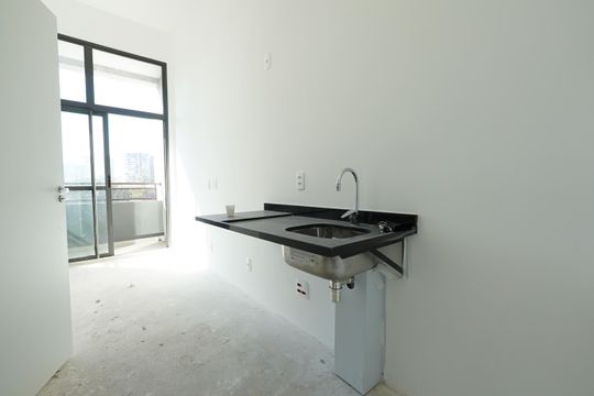 Cozinha de kitnet/studio à venda com 1 quarto, 24m² em Vila Mariana, São Paulo
