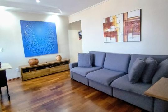 Sala de apartamento à venda com 3 quartos, 75m² em Vila Apiai, Santo André