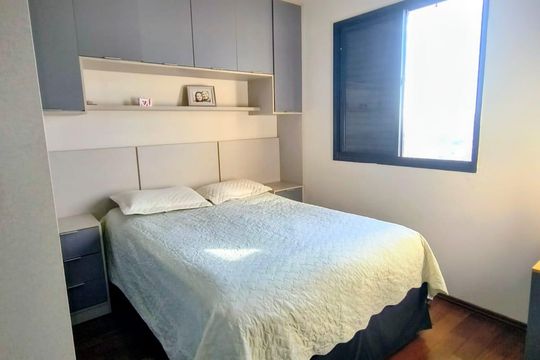 Quarto de apartamento à venda com 3 quartos, 75m² em Vila Apiai, Santo André