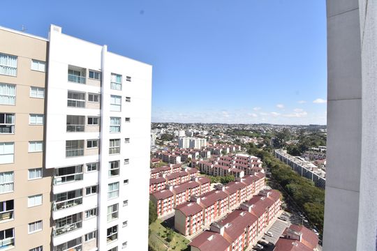 Vista da Sacada de apartamento à venda com 2 quartos, 60m² em Boa Vista, Curitiba