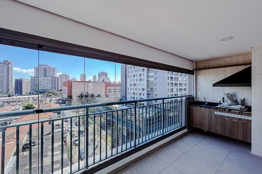Varanda de apartamento para alugar com 2 quartos, 74m² em Tatuapé, São Paulo
