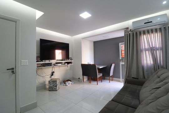 Sala de apartamento para alugar com 3 quartos, 66m² em Tubalina, Uberlândia