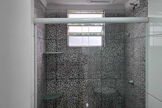 Banheiro Social de apartamento para alugar com 2 quartos, 50m² em Vila Bremen, Guarulhos
