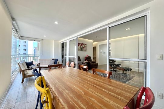 Varanda de apartamento para alugar com 3 quartos, 104m² em Chácara Inglesa, São Paulo