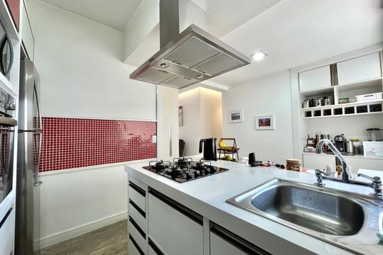 Cozinha de apartamento para alugar com 3 quartos, 104m² em Chácara Inglesa, São Paulo