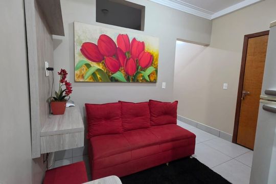 Sala de apartamento para alugar com 2 quartos, 50m² em Setor Central, Anápolis
