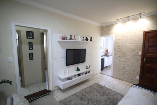 Sala de apartamento à venda com 2 quartos, 67m² em Estrela do Oriente, Belo Horizonte