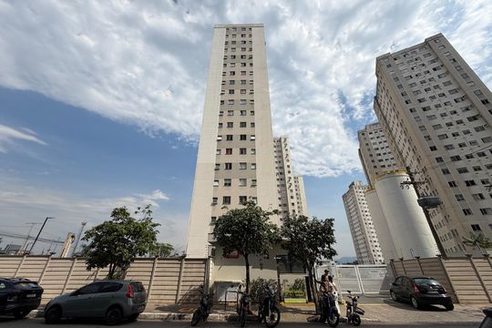 Fachada de apartamento para alugar com 2 quartos, 39m² em Castelo, Santos