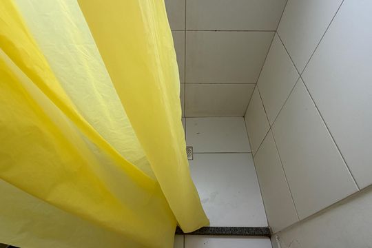 Banheiro de apartamento para alugar com 2 quartos, 39m² em Castelo, Santos