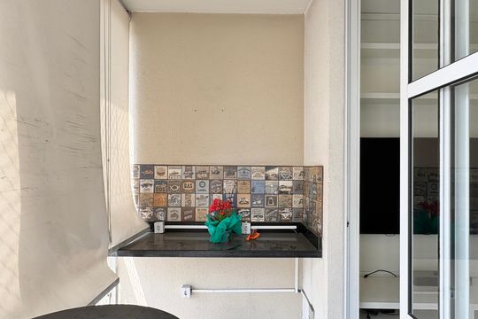 Varanda da Sala de apartamento à venda com 3 quartos, 69m² em Freguesia do Ó, São Paulo