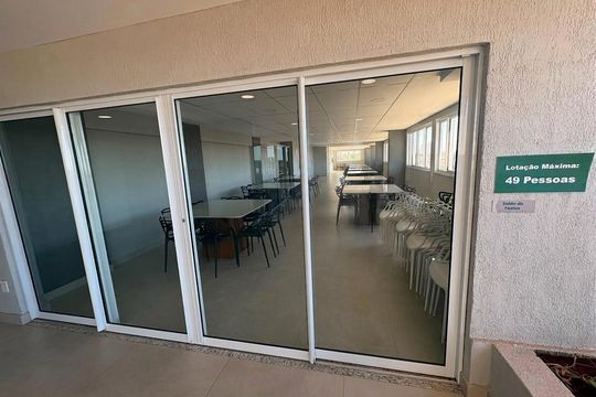 Área externa de apartamento para alugar com 1 quarto, 34m² em Setor dos Funcionários, Goiânia