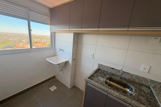 Área de serviço de apartamento para alugar com 1 quarto, 34m² em Setor dos Funcionários, Goiânia