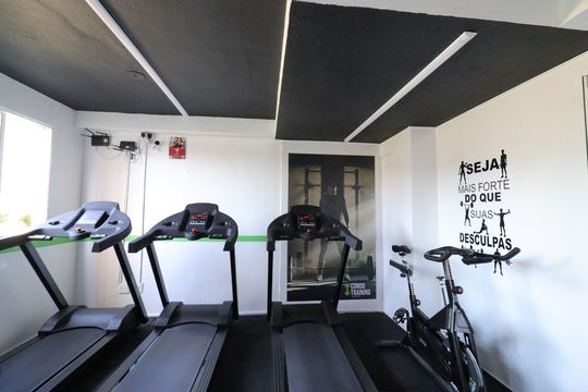 Área comum - Academia de apartamento para alugar com 2 quartos, 34m² em Veleiros, São Paulo