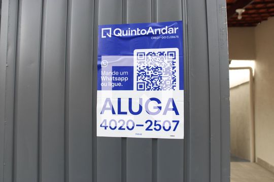 Plaquinha de casa para alugar com 3 quartos, 80m² em Setor dos Funcionários, Goiânia