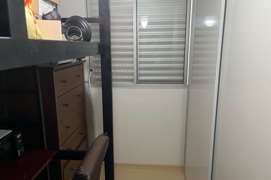 Quarto de casa de condomínio à venda com 2 quartos, 44m² em Jardim Nova Europa, Campinas