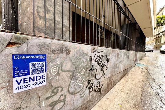 Fachada de apartamento à venda com 1 quarto, 30m² em Centro, Rio de Janeiro