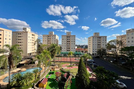 Vista da Sala de apartamento à venda com 2 quartos, 60m² em Jardim Bom Sucesso, Campinas