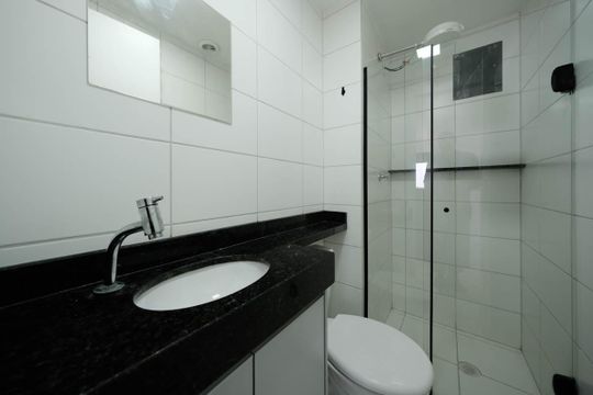 Banheiro de apartamento para alugar com 2 quartos, 39m² em Cidade Antônio Estêvão de Carvalho, São Paulo