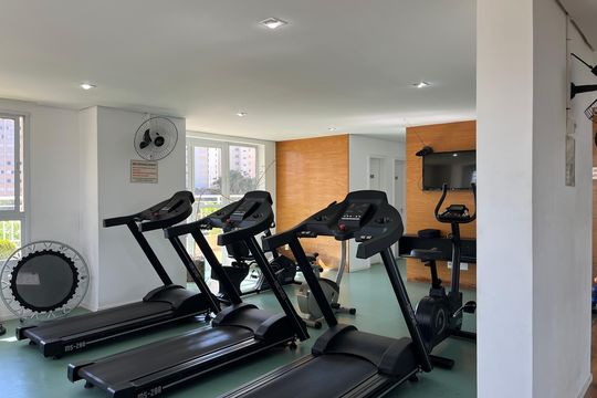 Área comum - Academia de apartamento para alugar com 3 quartos, 76m² em Vila Ipojuca, São Paulo
