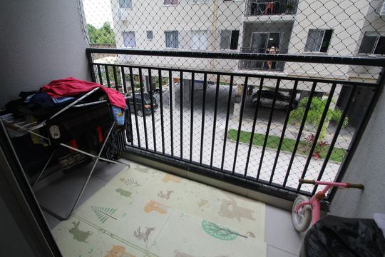 Sala - Varanda de apartamento para alugar com 2 quartos, 50m² em Taquara, Rio de Janeiro