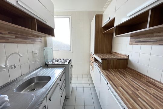 Cozinha de apartamento à venda com 2 quartos, 49m² em Jaguaré, São Paulo
