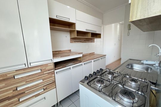 Cozinha de apartamento à venda com 2 quartos, 49m² em Jaguaré, São Paulo
