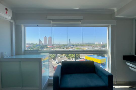 Vista de kitnet/studio para alugar com 1 quarto, 30m² em Jardim Madeirense, Guarulhos