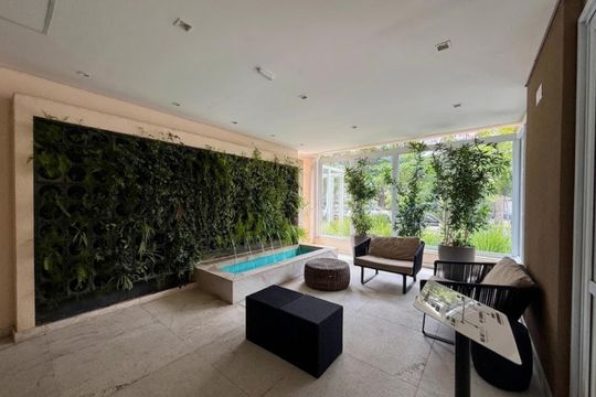 Área comum de apartamento à venda com 1 quarto, 47m² em Campo Belo, São Paulo