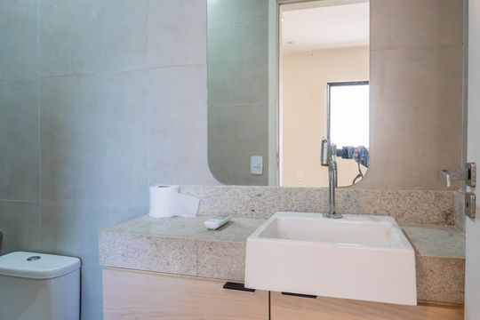 Banheiro de apartamento para alugar com 1 quarto, 35m² em Andaraí, Rio de Janeiro