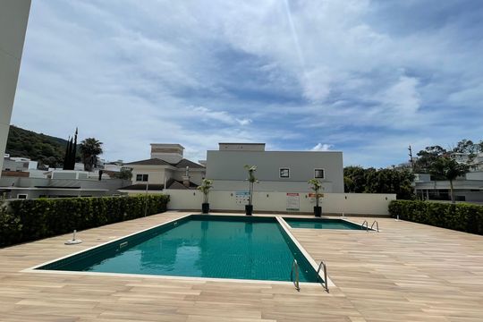 Área comum - Piscina de apartamento para alugar com 2 quartos, 54m² em Pedra Branca, Palhoça