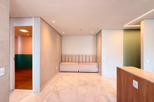 Sala de apartamento para alugar com 2 quartos, 47m² em Buritis, Belo Horizonte